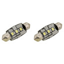 Compass Žárovka 3 LED SMD 12V suf.11X38 SV8.5 NEW-CAN-BUS bílá 2ks