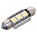 Compass Žárovka 3 SMD LED 12V suf. SV8.5 s rezistorem CAN-BUS ready bílá