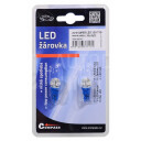 Compass Žárovka 9 SUPER LED 12V T10 modrá 2 ks