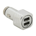 Compass Zástrčka autozapalovače 12/24V 2xUSB 5V (1,0+2,1A) METAL