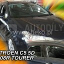 HEKO Ofuky oken Citroen C5 2008- přední+zadní combi