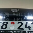 LED osvětlení SPZ Škoda Octavia II 09-13 foto od zákazníka, LED zapnuté