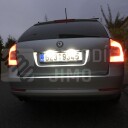 LED osvětlení SPZ Škoda Octavia II 09-13 foto od zákazníka celkový pohled