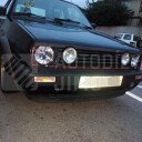 Lišta přední masky, mračítko VW Golf II GTI s přídavnými světly