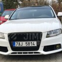 Mřížky do předního nárazníku Audi A4 B8 08-11, RS Style, s mlhovkama, černá