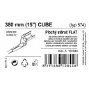 Stěrač FLAT BULK (CUBE) 15"/380mm