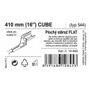 Stěrač FLAT BULK (CUBE) 16"/410mm