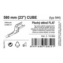 Stěrač FLAT BULK (CUBE) 23"/580mm