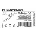 Stěrač FLAT BULK (CUBE16) 24"/610mm