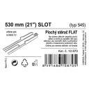 Stěrač FLAT BULK(SLOT) 21"/530mm