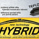 Stěrač HYBRID 330mm + 11 adaptérů TEFLON