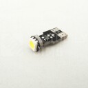 Superlight LED autožárovka T10 W5W 12V 1 Led dioda SMD 5050 bílá 6500K CANBUS