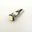 Superlight LED autožárovka T10 W5W 12V 3 Led diody SMD 5050 bílá 6500K CANBUS