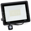 Superlight LED reflektor černý 200W s čidlem pohybu a světla IP66 19 000 lm 220V