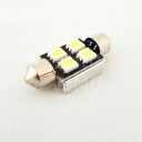 Superlight LED žárovka sufit 12V 36mm 4 led diody SMD 5050 CAN-BUS bílá 6500K