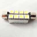 Superlight LED žárovka sufit 12V 42mm 8 led diody SMD 5050 CAN-BUS bílá 6500K